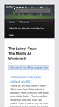 Mobile Screenshot of blogs.windward.net